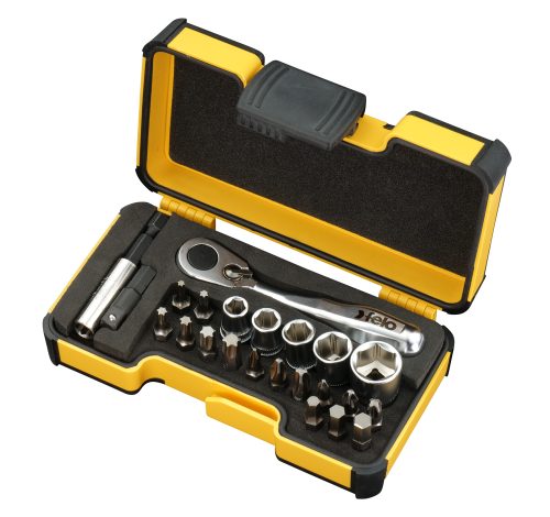 Set alata Felo XS-Strongbox XS 23 sa mini čegrtaljkom PH-PZ-HEX-TX-SW 05772306 23 kom