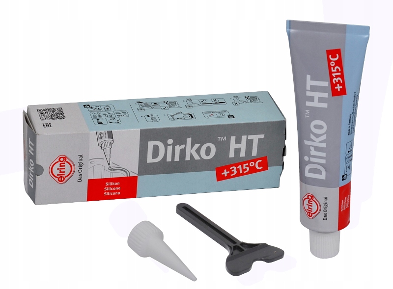 Silikon elring Dirko HT hermetik sivi 70ml – Unibau